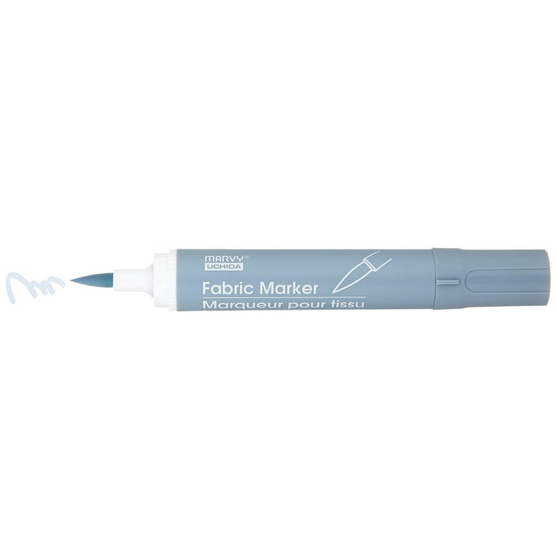 UCHIDA 722-C-37 Marvy Fabric Brush Point Marker, Gray - Image 2